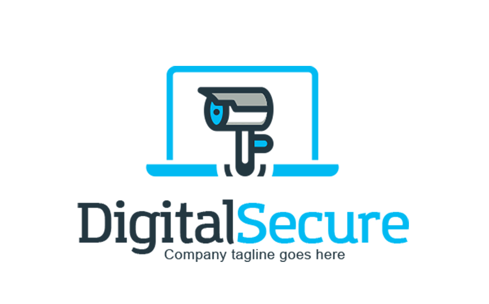 Digital Security Security Camera Cam Logo Template